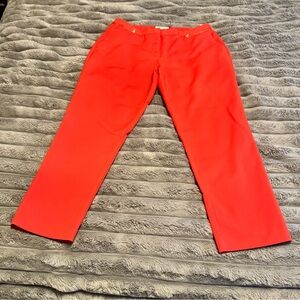 Calvin Klein Mid Rise Straight Leg Ankle Length Pants Womens Size 10